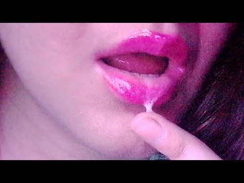 ASMR spit painting 🎨 your face