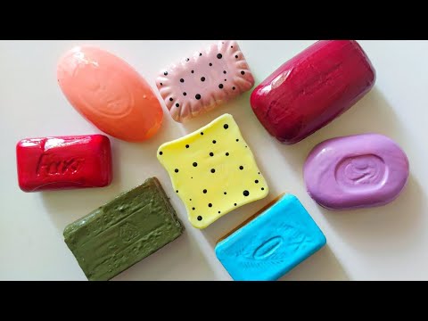 Dry Soap carving ASMR/relaxing sounds/ Satisfaction ASMR video/Cutting soap