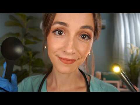 ASMR | Relaxing Annual Doctor Exam 🩺💙 (whispered medical roleplay)