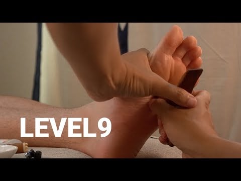 痛い足つぼ | LEVEL9でも寝る金髪ゴリラ [左足] | 30代男性
