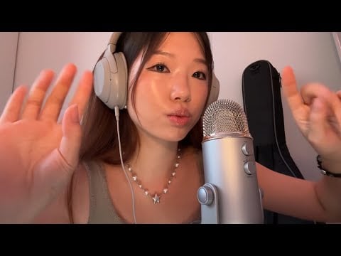 ASMR clicky trigger words, mouth sounds, mic tracing+counting (custom!!) ☕️
