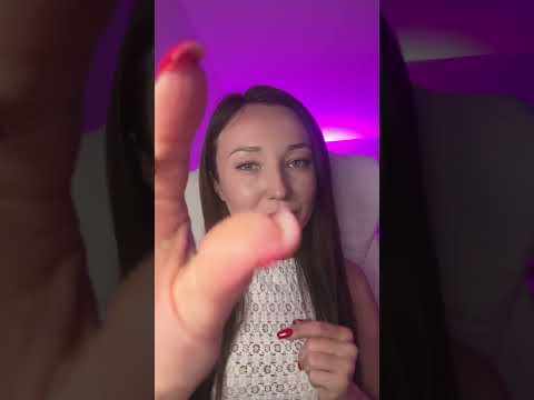 ASMR plucking negative energy 👄 #asmr
