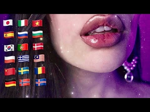 ASMR Whispering “Good Night” in 20 Languages