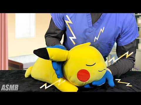 ASMR Chiropractic Adjustment on your Pikachu 💤| Pokemon chiropractor roleplay |