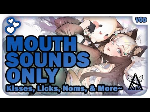 【ASMR / 3DIO】MOUTH SOUNDS ONLY! Kisses, Licks, Noms~ ♡