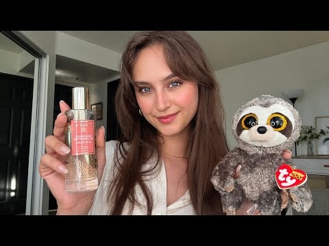 Lofi ASMR ~ Random Trigger Assortment & Whispering (gum chewing, tapping, lid sounds, tracing)