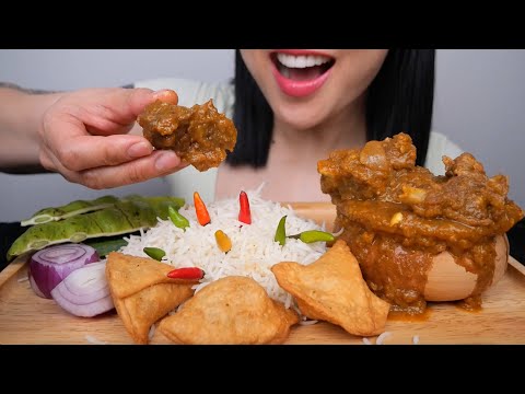 ONE POT INDIAN LAMB CURRY (ASMR EATING SOUNDS) NO TALKING | SAS-ASMR