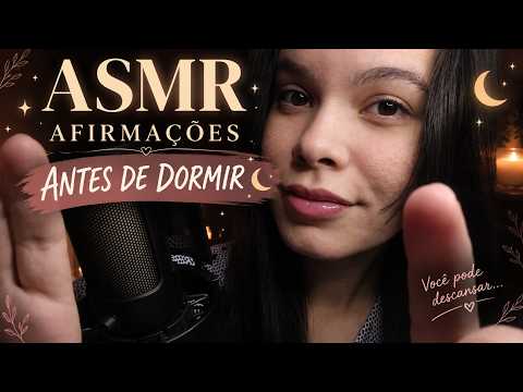 [ASMR] Afirmações para Ouvir Antes de Dormir | Relax and Deep Sleep🌙