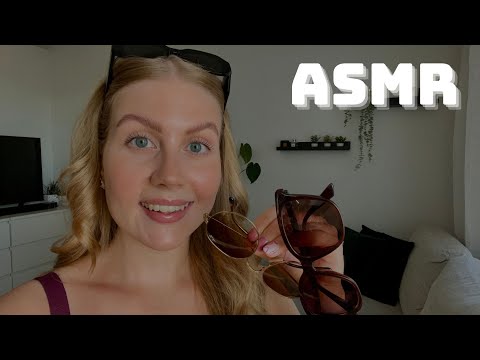 ASMR SUOMI | Esittelen mun aurinkolasit | try on haul, whispering & tapping