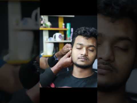 Ear Cracking Neck Cracking Head And Body Massage By Big Eyes Barber ASMR #shorts #bigeyesbarber