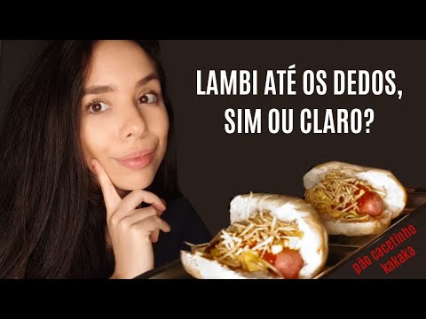 ASMR MUKBANG comendo *CACHORRO QUENTE* (Hot Dog Eating)