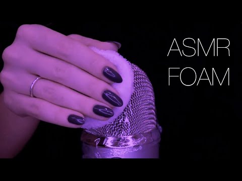 ASMR Shaving Cream on Mic | Foam | No Talking | Plastic Wrap | Brushing | Tingly Sounds