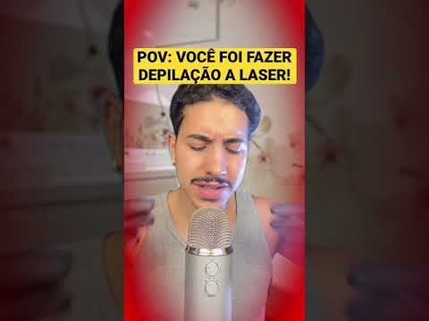 VOCÊ FOI FAZER DEPILAÇÃO A LASER! #asmr #asmrshorts