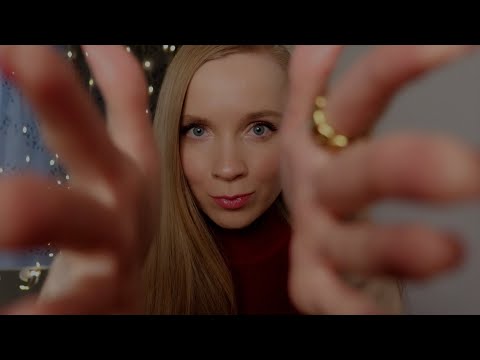 ASMR SUOMI Käsiliikkeitä & Visuaaliset Triggerit ❤️ASMR Auran Puhdistaminen 