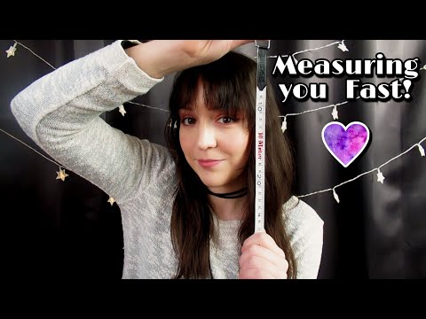 ⭐ASMR Measuring you Fast! (No Talking)