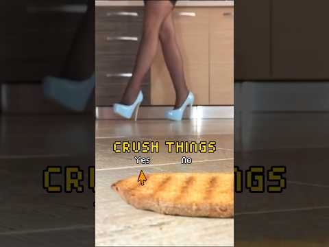 Pea's High Heels Crushing Things and Food! Oddly Satisfying ASMR
