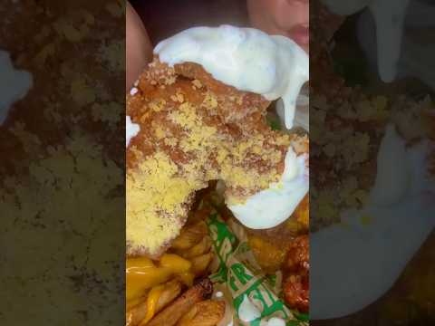 WINGSTOP CRISPY CHICKEN STRIPS WITH RANCH #asmr #wingstop #chicken #ranch #food #mukbang