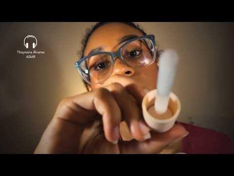 ASMR • Massagem facial profunda para o fim do ano 💆‍♀️ Sons de creme & boca suaves