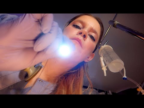 ASMR Hospital Realistic Nurse Exam | Chest Exam, Making Your Bed (with You In It!)