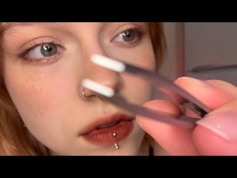 lofi asmr ~ strange girl takes a speck out of your eye // 