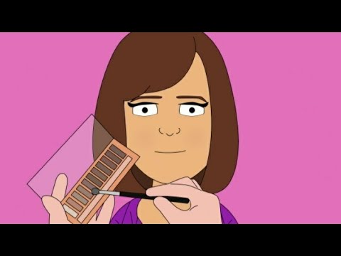 ASMR 1 minute makeup application (animated)