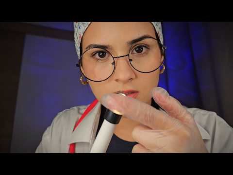 ASMR ENFERMEIRA faz Exames no Plantão NOTURNO✨️