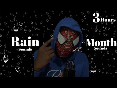 ASMR Mouth Sounds & Rain Sounds for The BEST SLEEP 3 hours