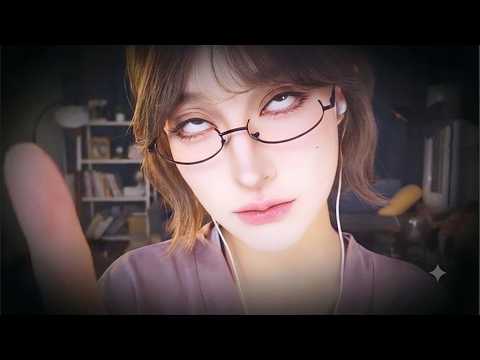 【ASMR】疲れた夜に聴く最高の癒し声💜耳かき・囁き・吐息・寝落ち用