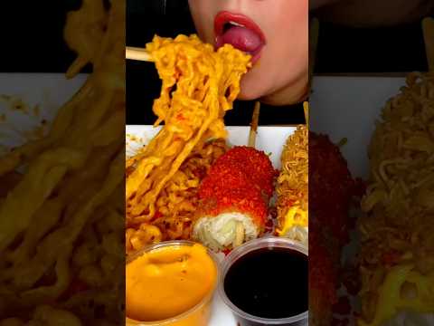 Spicy Carbonara Buldak Ramen #asmr #buldak #ramen #eat #food #mukbang