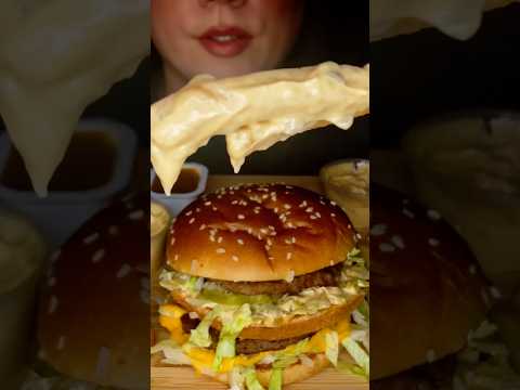 McDonald’s fries are the best! #asmr #mcdonalds #fries #foodie #mukbang
