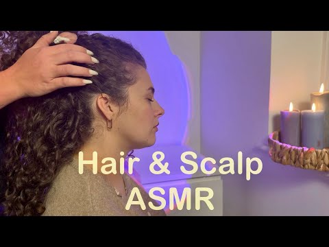 ASMR Scalp Massage & Hair Brushing for Deep Sleep (Stress Relief, no talking)