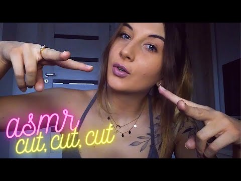 ASMR| let me cut cut cut your hair ~ repeating word