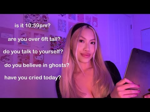 ASMR if you say yes, you can go to sleep 💤 