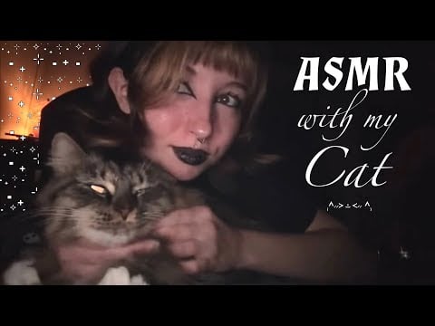ASMR With My CAT | Lots of purring + scratching & minimal talking