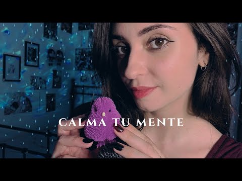 ASMR triggers suaves y sonido de lluvia para calmar tu mente☂