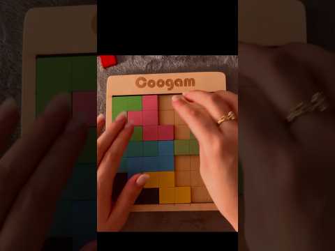 Wooden puzzle ASMR #asmr #whispers #puzzle #satisfying #asmrvideo #asmrsounds