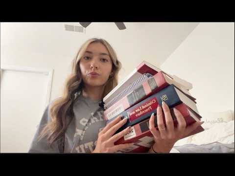 unboxing my law books👩‍⚖️📚 ~ tapping, tracing, soft spoken, lofi asmr