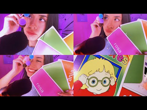 Adivina el color 💗💜💚  | Triggers relajantes | Andrea ASMR 🦋