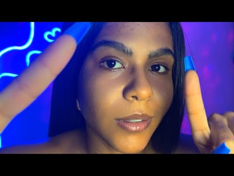 ASMR DEDOS NA TELA e SONS DE BOCA 