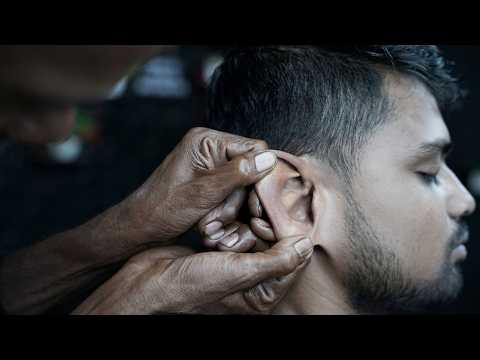 Deep Sleep Triggered: ASMR Head Massage & Ear Massage with Tapping & Scratching Therapy #earmassage