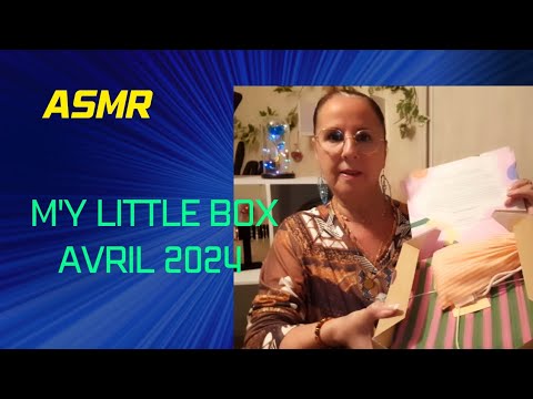Asmr français, Unboxing " M'y Little box " Avril 2024 en voix normale.