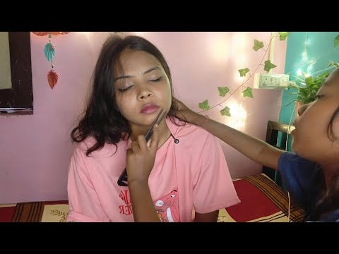 Asmr Bharti wants to comfort me with her favourite triggers | She loves spraying 😌
