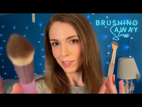 ASMR | Brushing Away Your Stress and Helping You Relax | Face Brushing