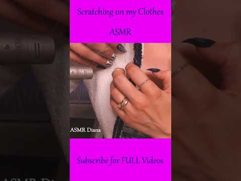 ASMR Scratching on my Clothes ❤️ Fabric Scratching ❤️ #asmr #shorts