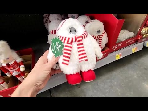 Walmart Christmas Walk-Through 2024 w/Ornaments!  (Soft Spoken)