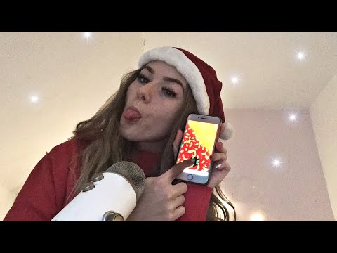 ASMR - Slime auf dem Handy machen/ Weihnachts Edition! 🤪(ASMR Deutsch/German)