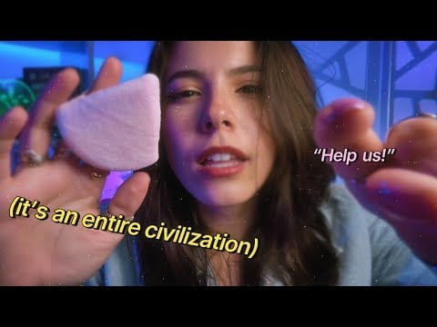 ASMR There’s Something In Your Eye! (it’s an entire civilization) 🌎