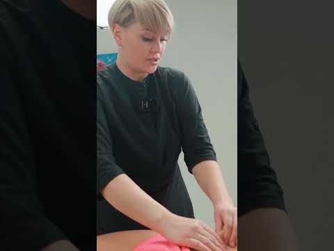 Unique lymphatic drainage body massage for Veronica #shorts