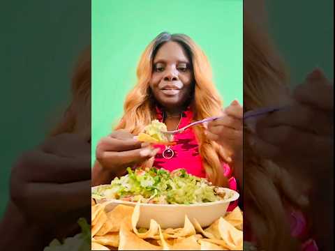Eating Chipotle Beef Salad And Nachos | TikTok Live