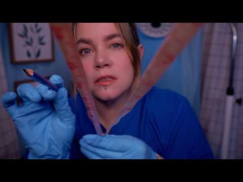 ASMR Sketching and Measuring You for a Medical Textbook | Medical Roleplay
